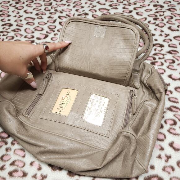 Vintage Y2K Multisac Vegan Leather medium handbag - Picture 4 of 10